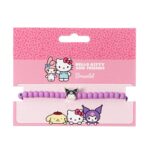 Carat Shop Hello Kitty - Purple Beaded Bracelet with Kuromi Charm (HKBB0003) – imagine 2