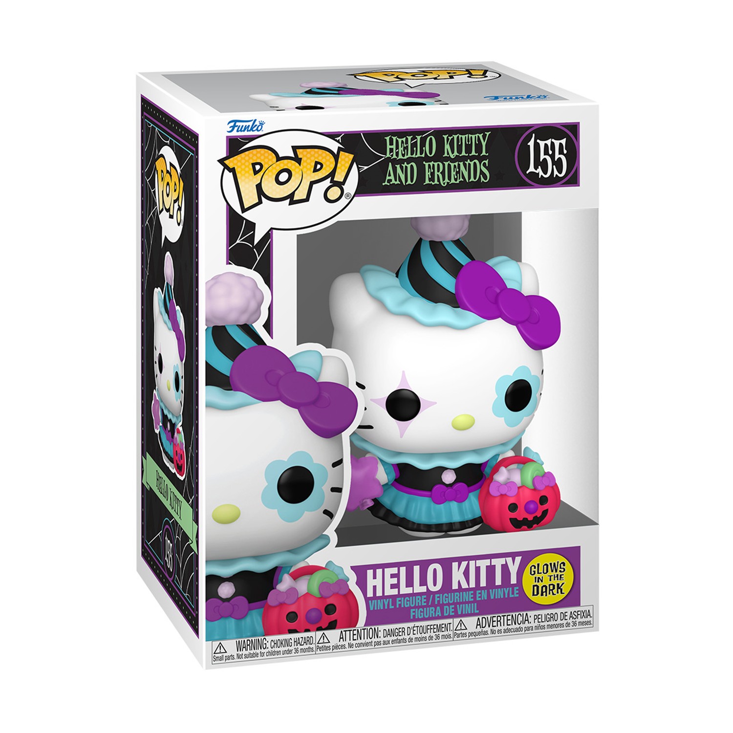 130820266a7d3ffce9aa8.jpeg Funko Pop! Sanrio: Hello Kitty and Friends - Hello Kitty* (Glows in The Dark) #155 Vinyl Figure