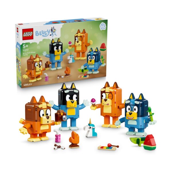 LEGO Bluey: Brick-Built Bluey Family (11217)