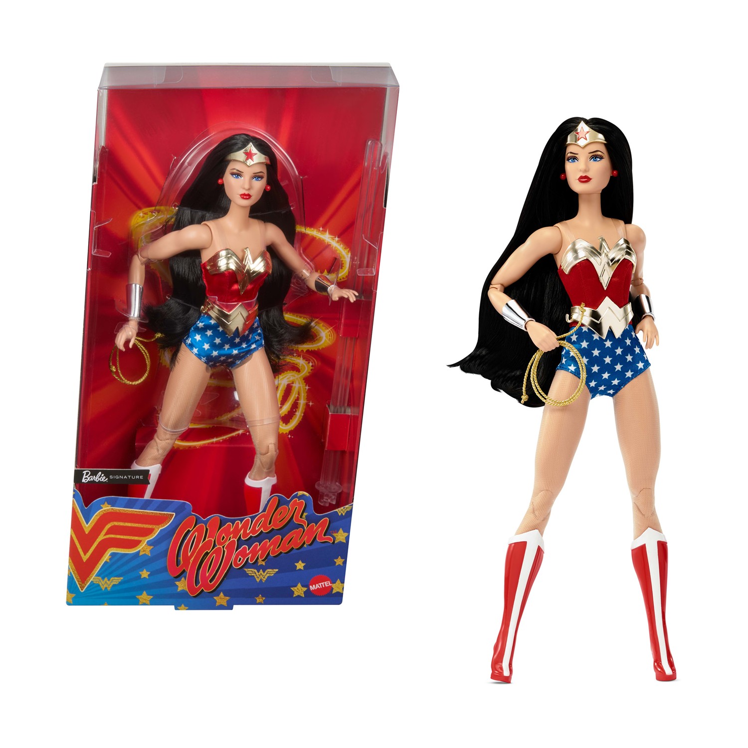 130820266a7d44c97047d.jpeg Mattel Barbie Signature: DC - Wonder Woman Doll (JBJ36)