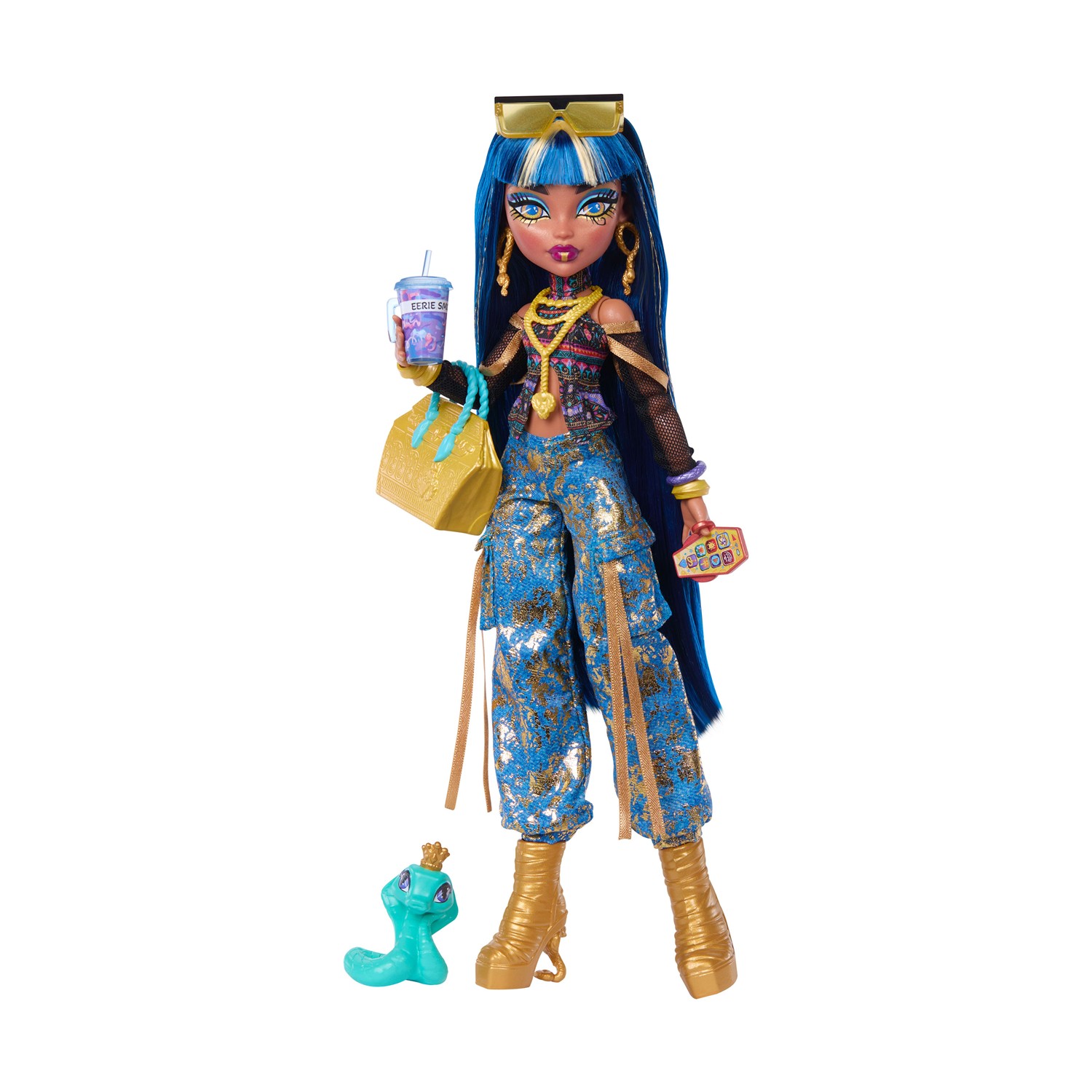 130820266a7d44d381948.jpeg Mattel Monster High: Basic Series - Cleo DeNile (New Design) (JHK32)