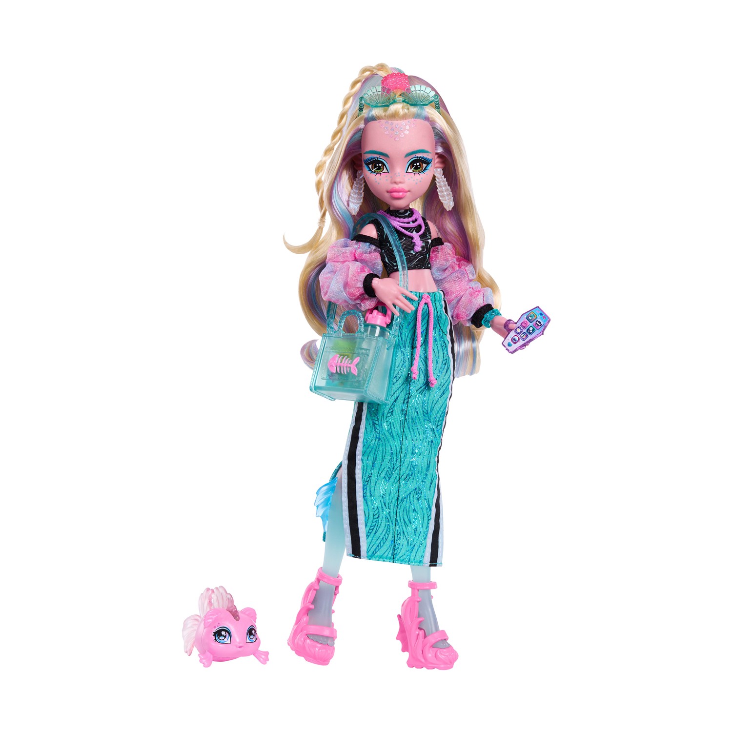 130820266a7d44d54ef9b.jpeg Mattel Monster High: Basic Series - Lagoona Blue (New Design) (JHK33)