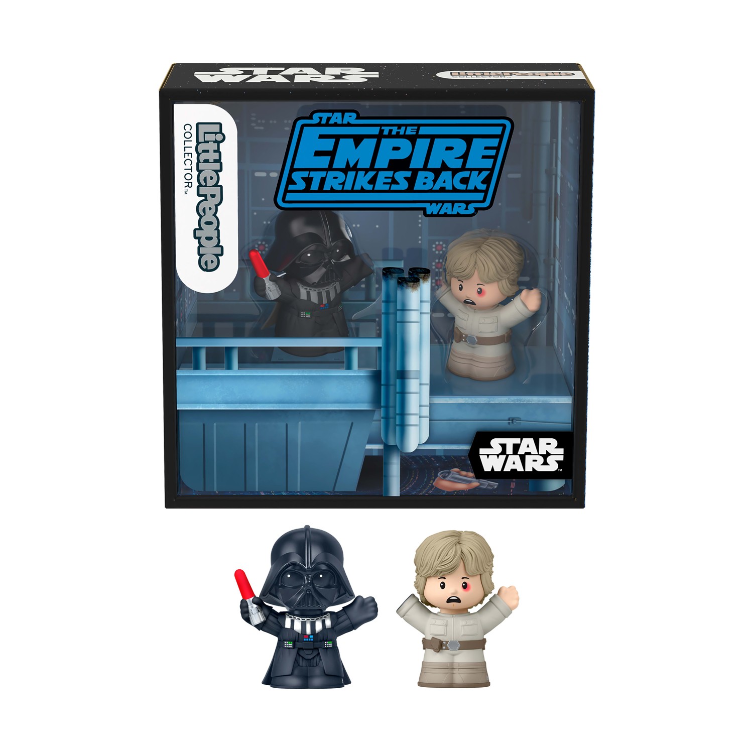 130820266a7d45cc000c0.jpeg Fisher-Price Little People Collector: Star Wars The Empire Strikes Back - Darth Vader & Luke Skywalker Figures (JFW74)