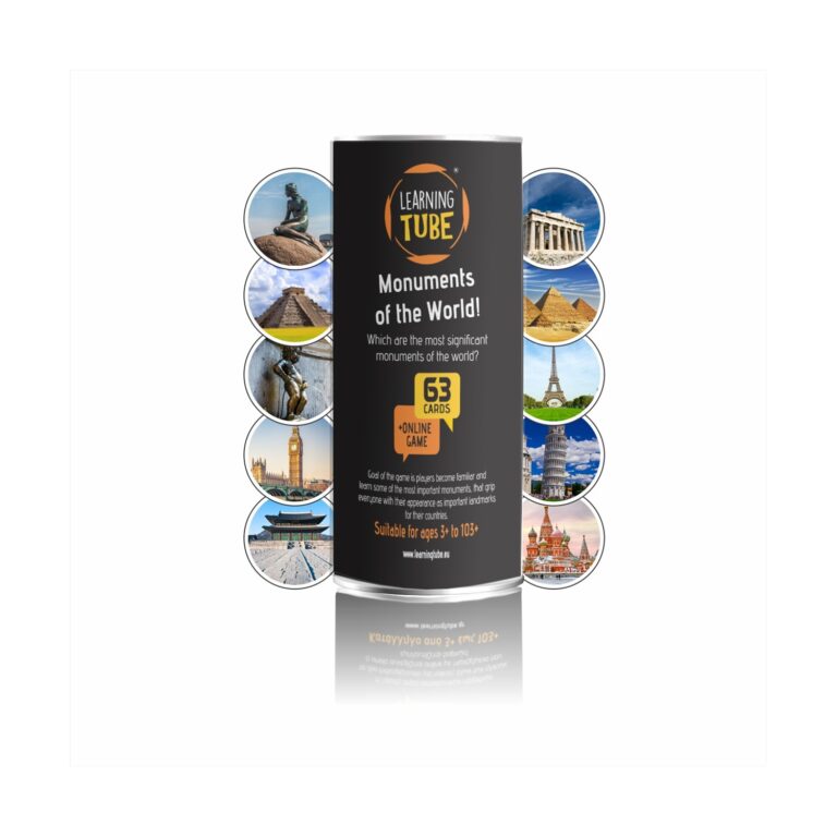 K-Toyz Learning Tubes: Monuments Of The World (English Language) (LT-011)