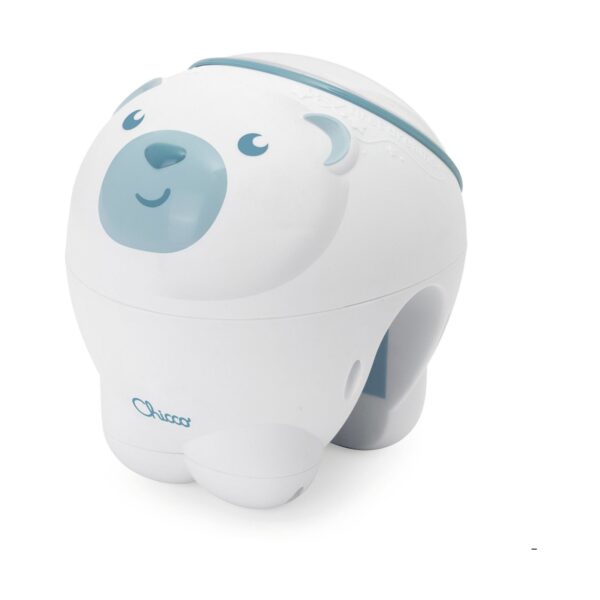 Chicco First Dreams: Polar Bear - 2-in-1 Cot and Nightstand Projector Blue (Y01-11558-20)