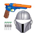 Hasbro Disney: Nerf Glowstrike Star Wars The Mandalorian and Grogu - The Mandalorian Mask & Blaster Set (G2527) – imagine 2