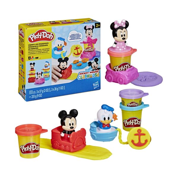 Hasbro Play-Doh Disney Jr: Mickey Mouse Clubhouse - Stamp & Go Megapack (G3110)