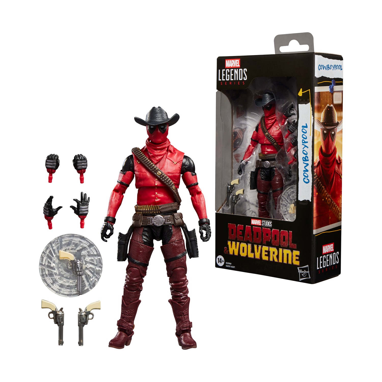 130820266a7d4c3a414e1.jpeg Hasbro Marvel Legends Series: Deadpool & Wolverine - Cowboypool Figure (G2369)