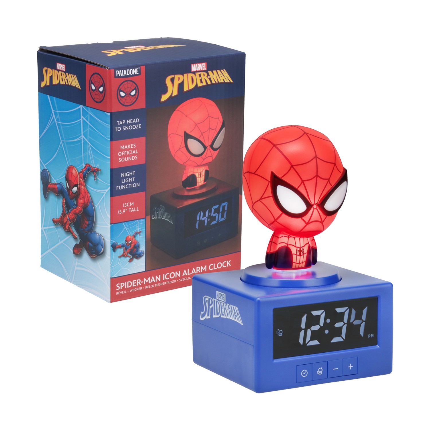 Paladone Icons Marvel: Spiderman - Alarm Clock (PP14229SPM)