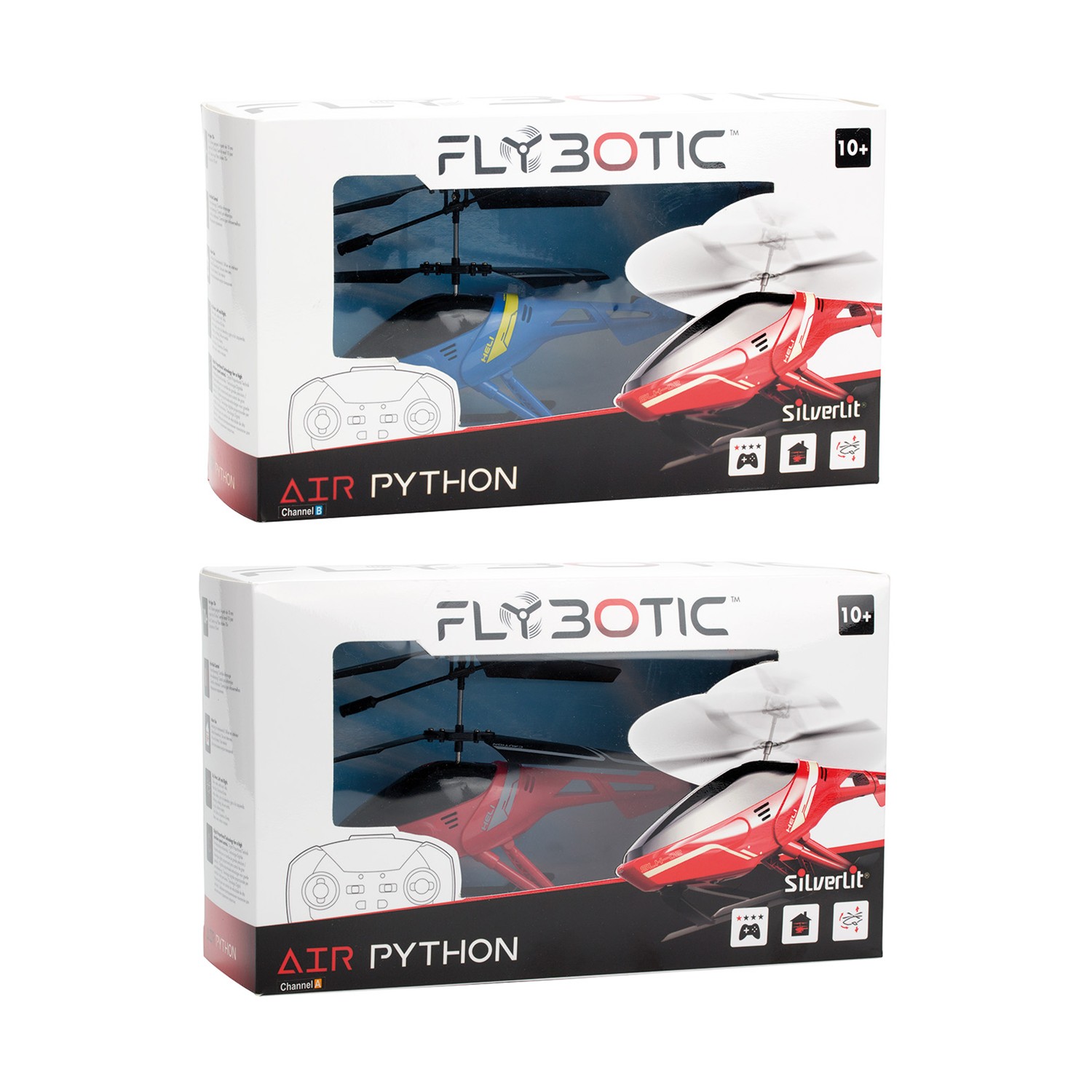 130820266a7d522271edb.jpeg AS Silverlit: Flybotic - Remote Control Helicopter - Air Python (Blue Color) (7530-84788)