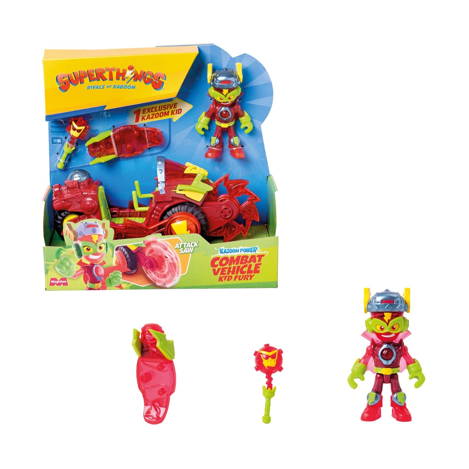AS Superthings: Rivals of Kaboom - Kazoom Power Kid Fury Combat Vehicle (1013-61609)
