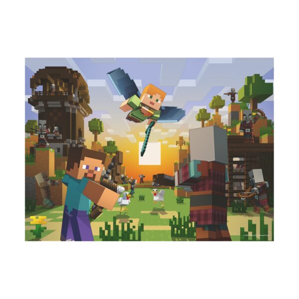Ravensburger Puzzle: Minecraft XXL - Construction and Adventure (150pcs) (12004177)