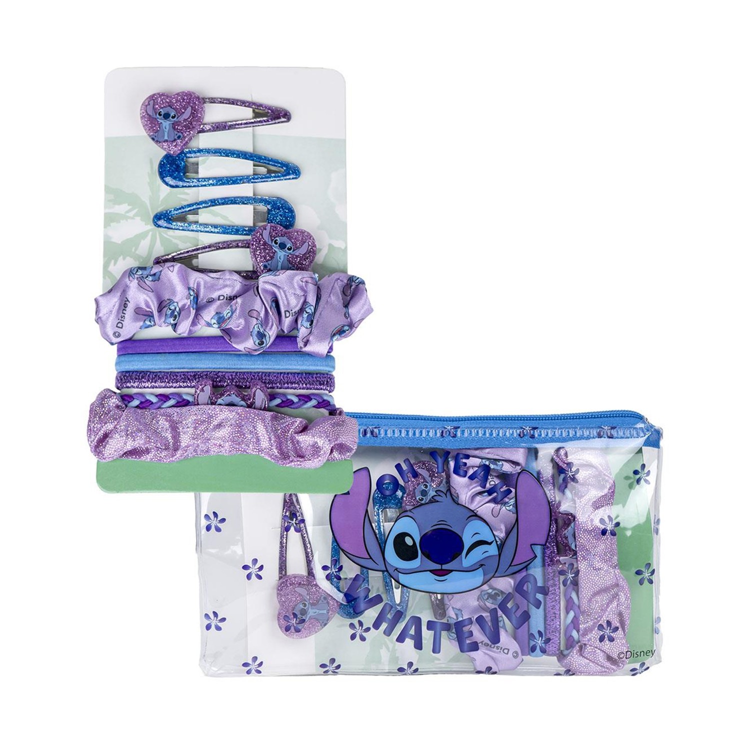 Cerda Beauty Disney: Stitch - Hair Accessories Set with Pouch (2500002676)