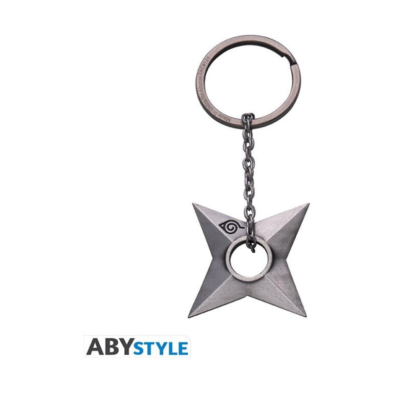 Abysse: Naruto Shippuden - Shuriken Konoha 3D Keychain (ABYKEY395)