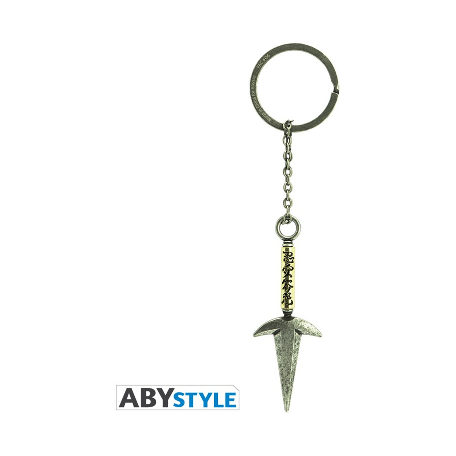 130820266a7d58d73223c.jpeg Abysse: Naruto Shippuden - Hokage 4th's Kunaï 3D Keychain (ABYKEY283)