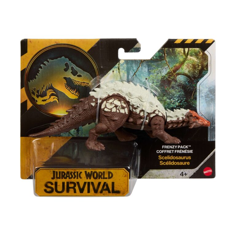 Mattel Jurassic World: Survival - Frenzy Pack Scelidosaurus Figure (JKL62)