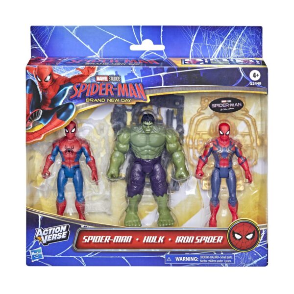 Hasbro Marvel: Spider-Man - Brand New Day - Spider-Man, Hulk & Iron Spider (G2449)