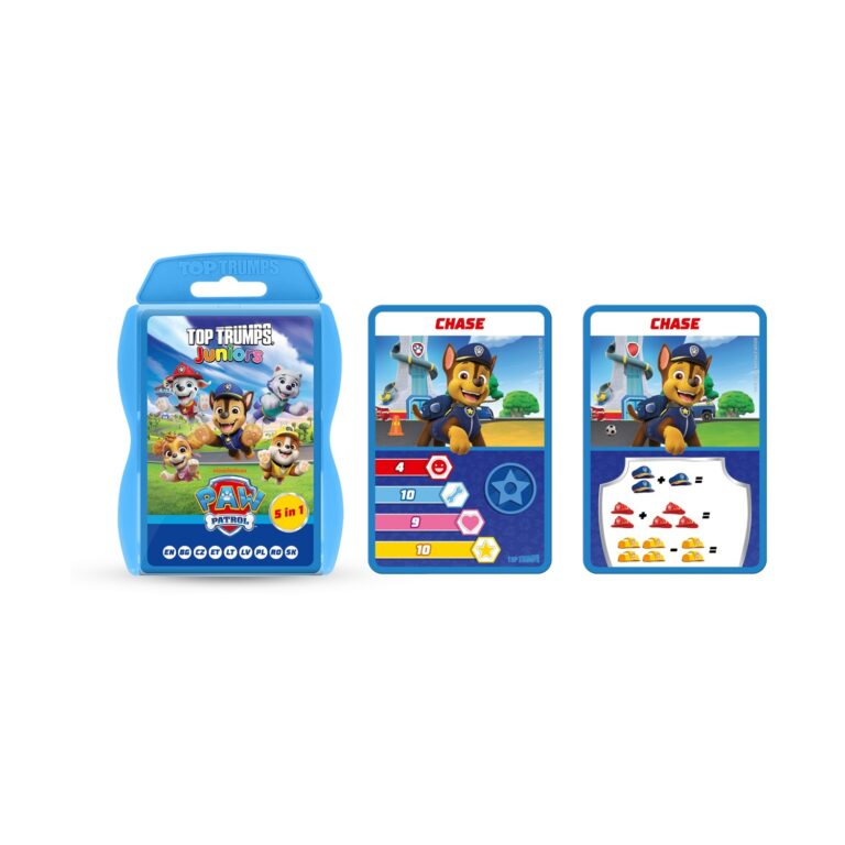 Winning Moves Top Trumps Juniors: Paw Patrol 5 in 1 (WM04723-ML1-6)