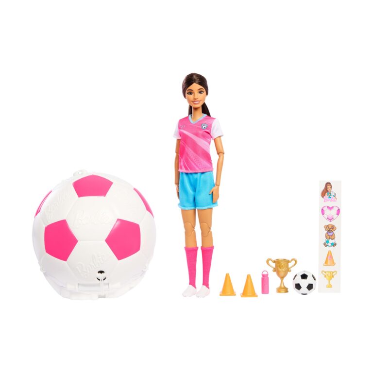 Mattel Barbie: Roll & Reveal - Soccer Player Doll (JMK20)