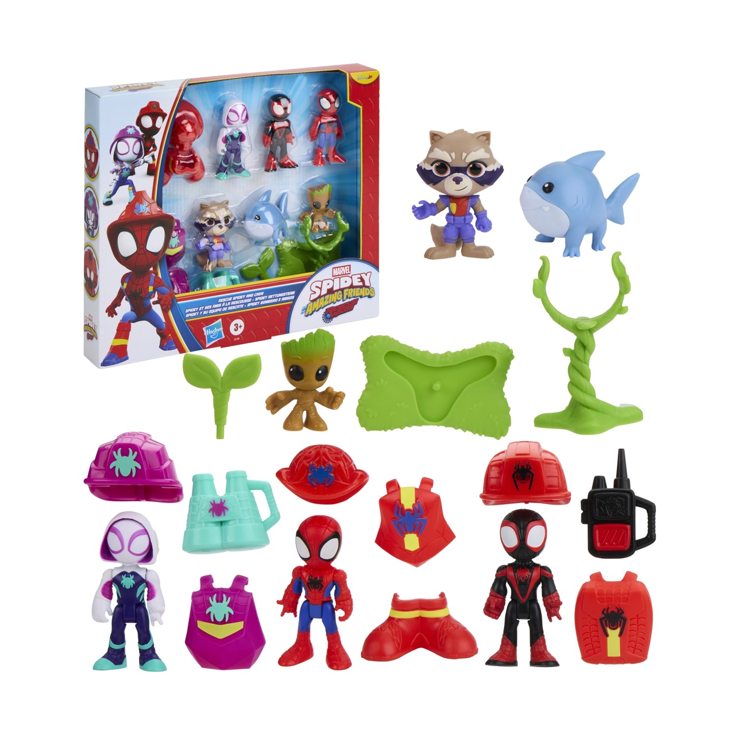 130820266a7d5c8d47920.jpeg Hasbro Marvel: Spidey And His Amazing Friends Rescue Webs - Rescue Spidey and Crew Figures (G3149)