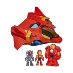 Hasbro Marvel: Iron Man & His Awesome Friends - Giant-Sized Armor Jet Playsets (G1994) – imagine 2