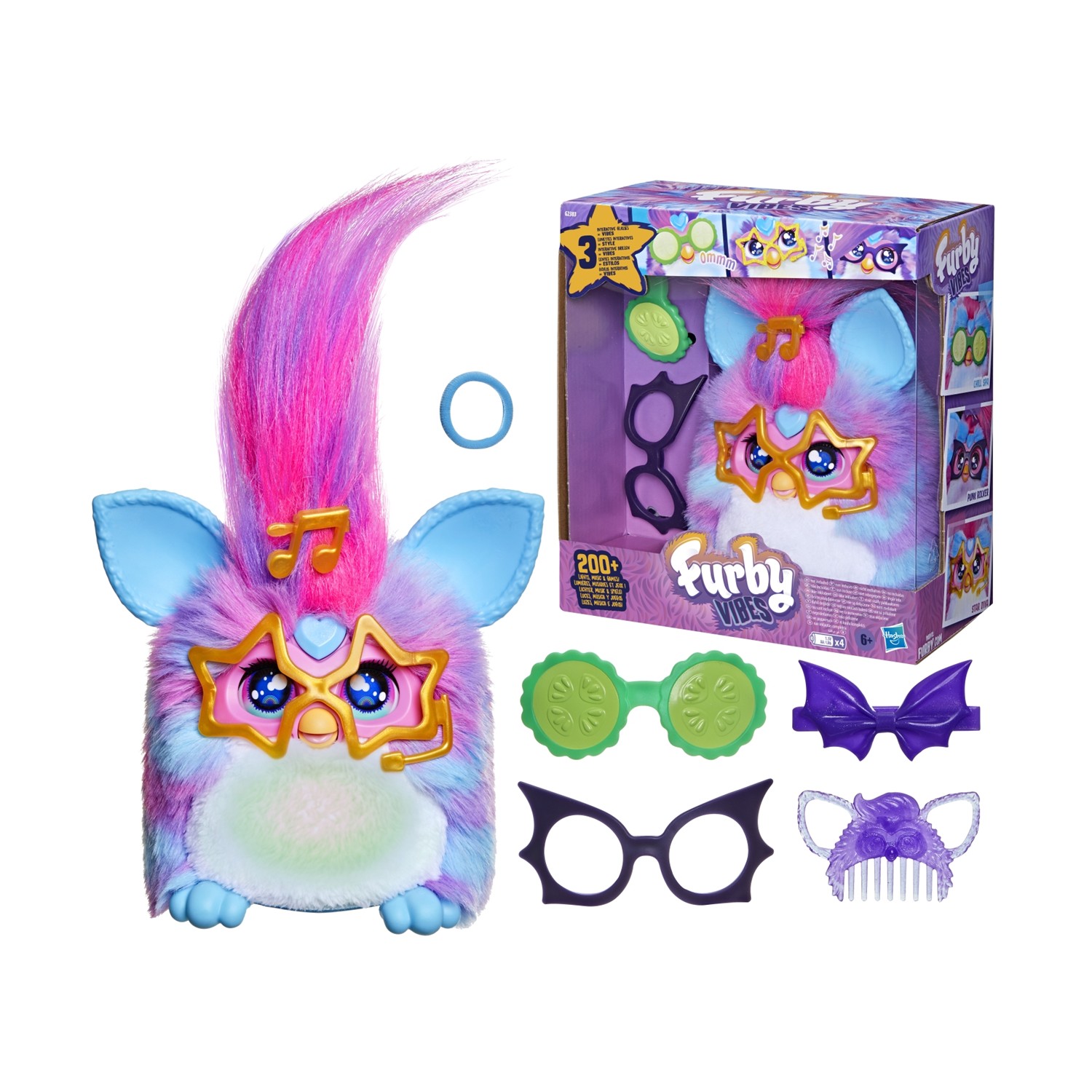 130820266a7d5cbb45782.jpeg Hasbro Furby: Furby Vibes Interactive Toy (G2383)