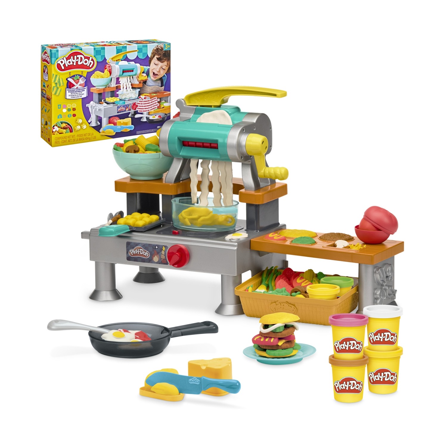 130820266a7d5cf3f06d1.jpeg Hasbro Play-Doh: Kitchen Playset - Real Cooking Sounds! (G2309)