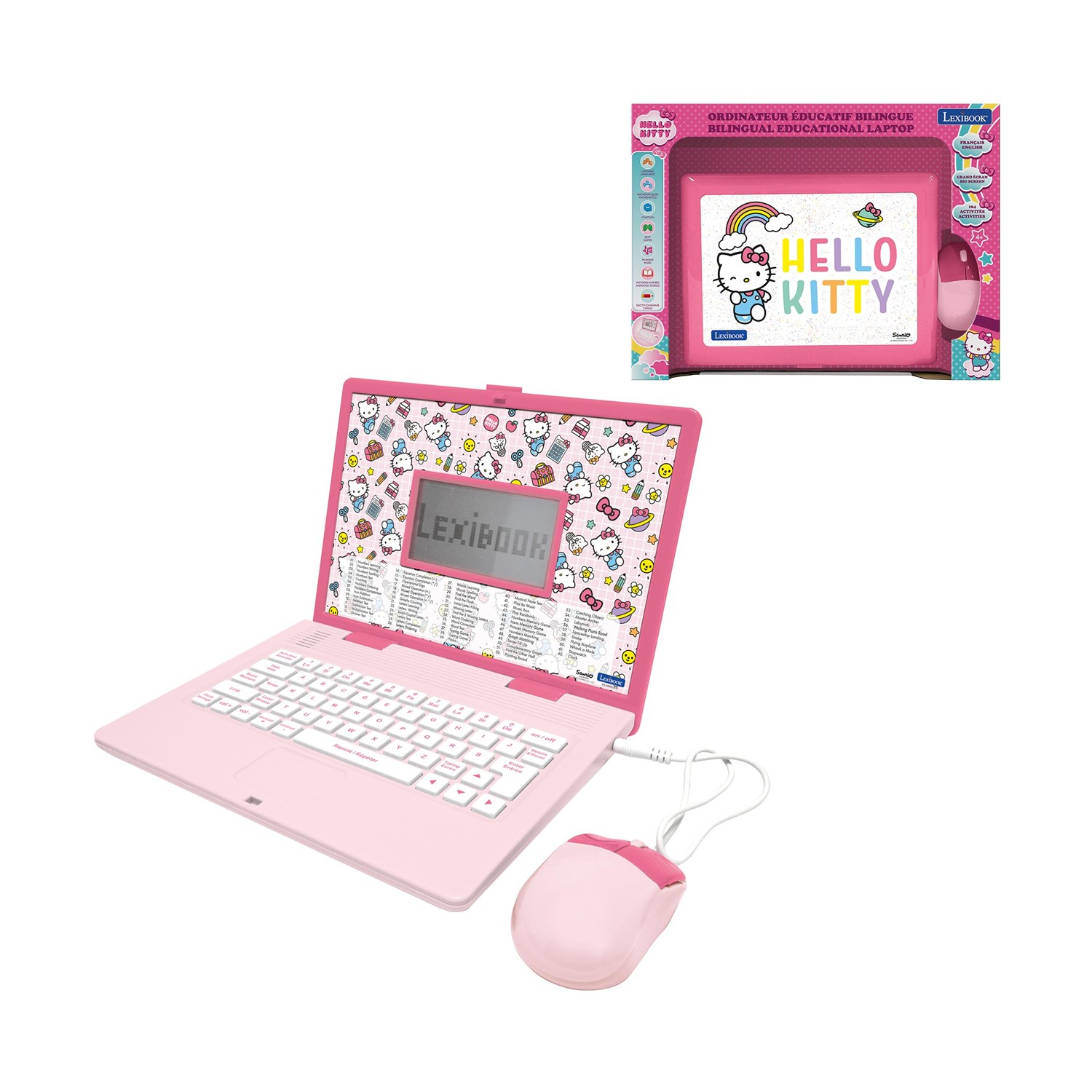 Lexibook: Hello Kitty Bilingual Educational Laptop (25.JC598HKi8)