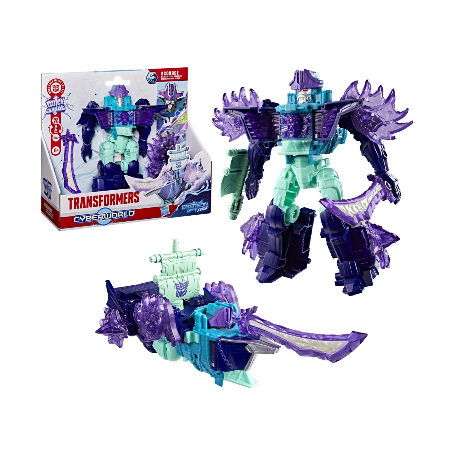 130820266a7d5d2ddbd56.jpeg Hasbro Transformers: Cyberworld Energon Surge - Scourge Action Figure (G2163)