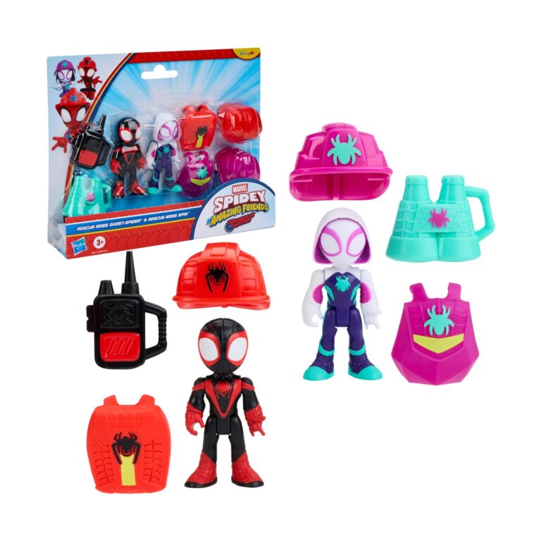 Hasbro Disney Jr.: Marvel Spidey and His Amazing Friends Rescue Webs - Miles Morales & Ghost-Spider Figures (G3044)