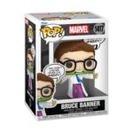 Funko Pop! Comics: Marvel - Bruce Banner (Don't Make Me Angry) #1417 Bobble-Head Vinyl Figure – imagine 2