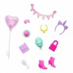 Mattel Barbie: Pink Heart Balloon Accessories (HWV73) – imagine 2