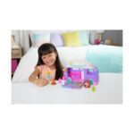 Mattel Polly Pocket: Tiny Worlds Big Surprises! - Glamping Camper Van Vehicle Playset (JCC32) – imagine 2