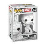 Funko Pop! Marvel: Iron Man - Iron Man (Sketched) #1572 Bobble-Head Vinyl Figure – imagine 2