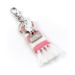 Carat Shop Liverpool FC - Pink Stripe Scarf & Liverbird Backpack Hanger (LFCBH003) – imagine 2