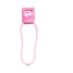 Carat Shop Barbie - Pink Bead Necklace with Heart Shaped Bead Charm (BMN00006) – imagine 2