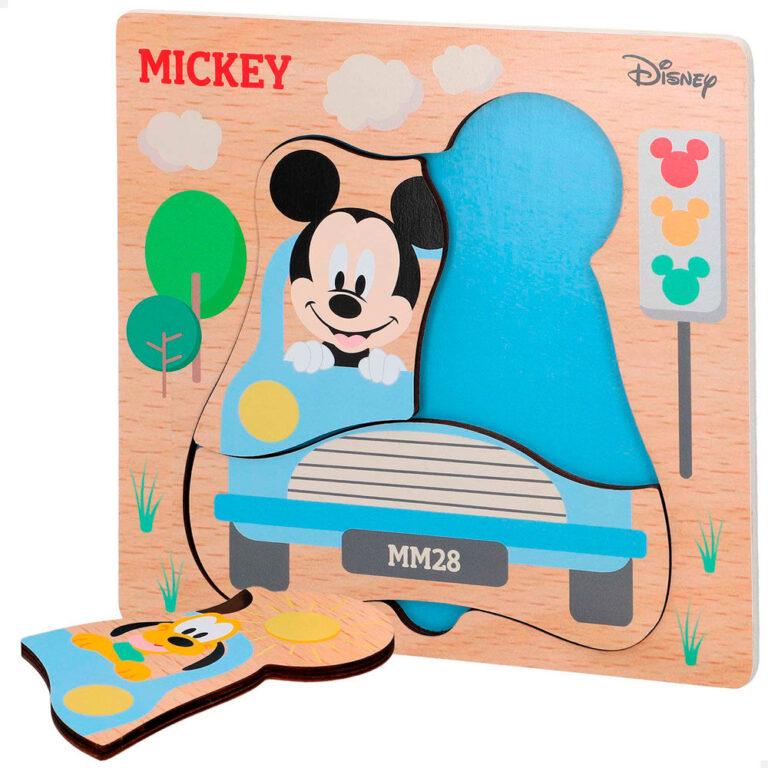 Disney Mickey Minnie assorted wooden puzzle – imagine 2