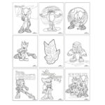 Sonic Prime Colouring stationery set – imagine 3