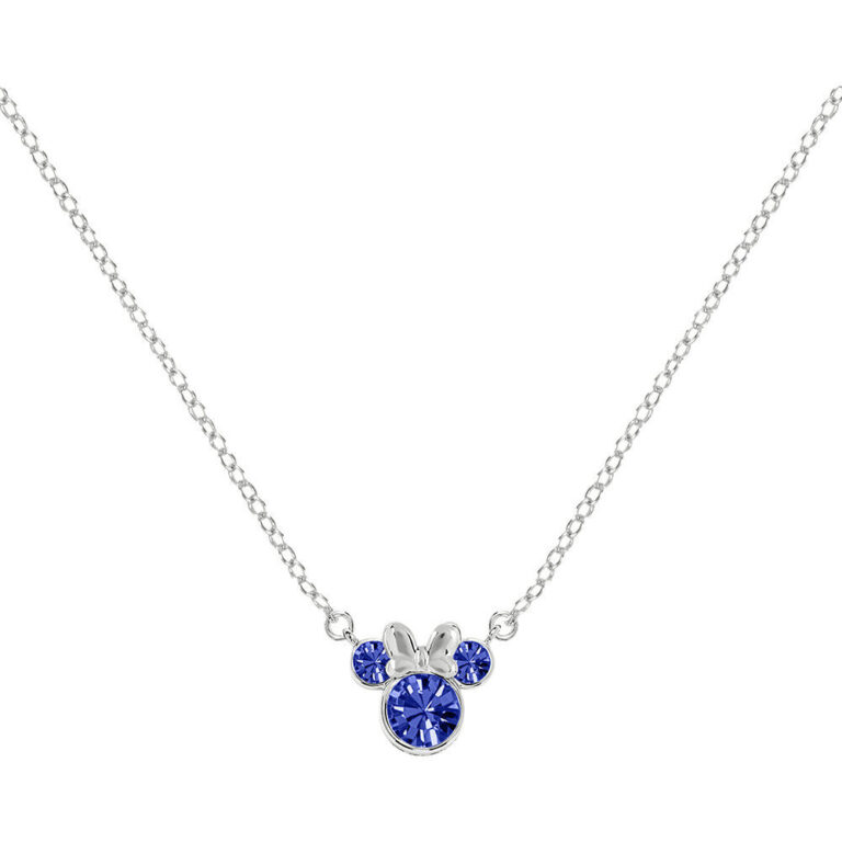Disney Minnie September sterling silver necklace