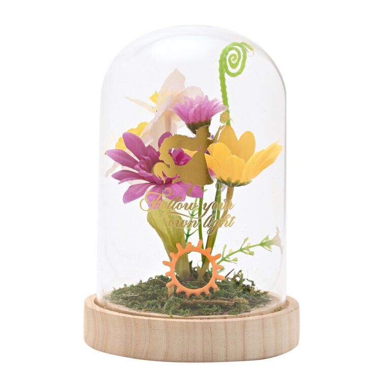 Disney Princess Rapunzel florals in a clonche with neon light – imagine 2