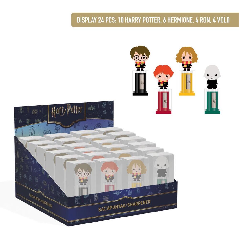 Harry Potter assorted pencil sharpener with container