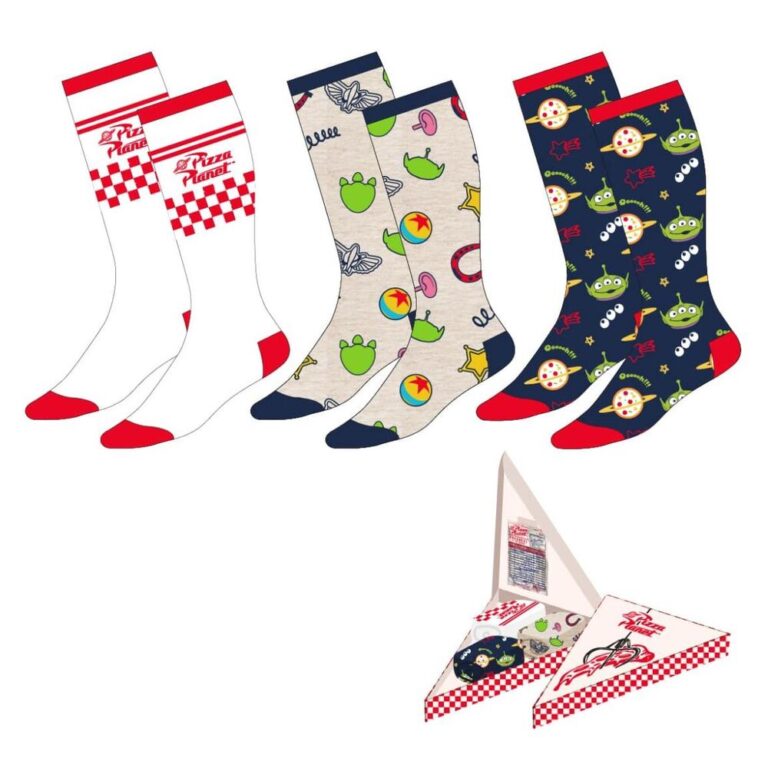 Disney Toy Story Stitch assorted adult 3 socks set