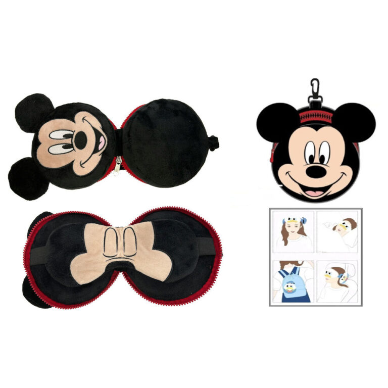 Disney Mickey travel cushion + mask
