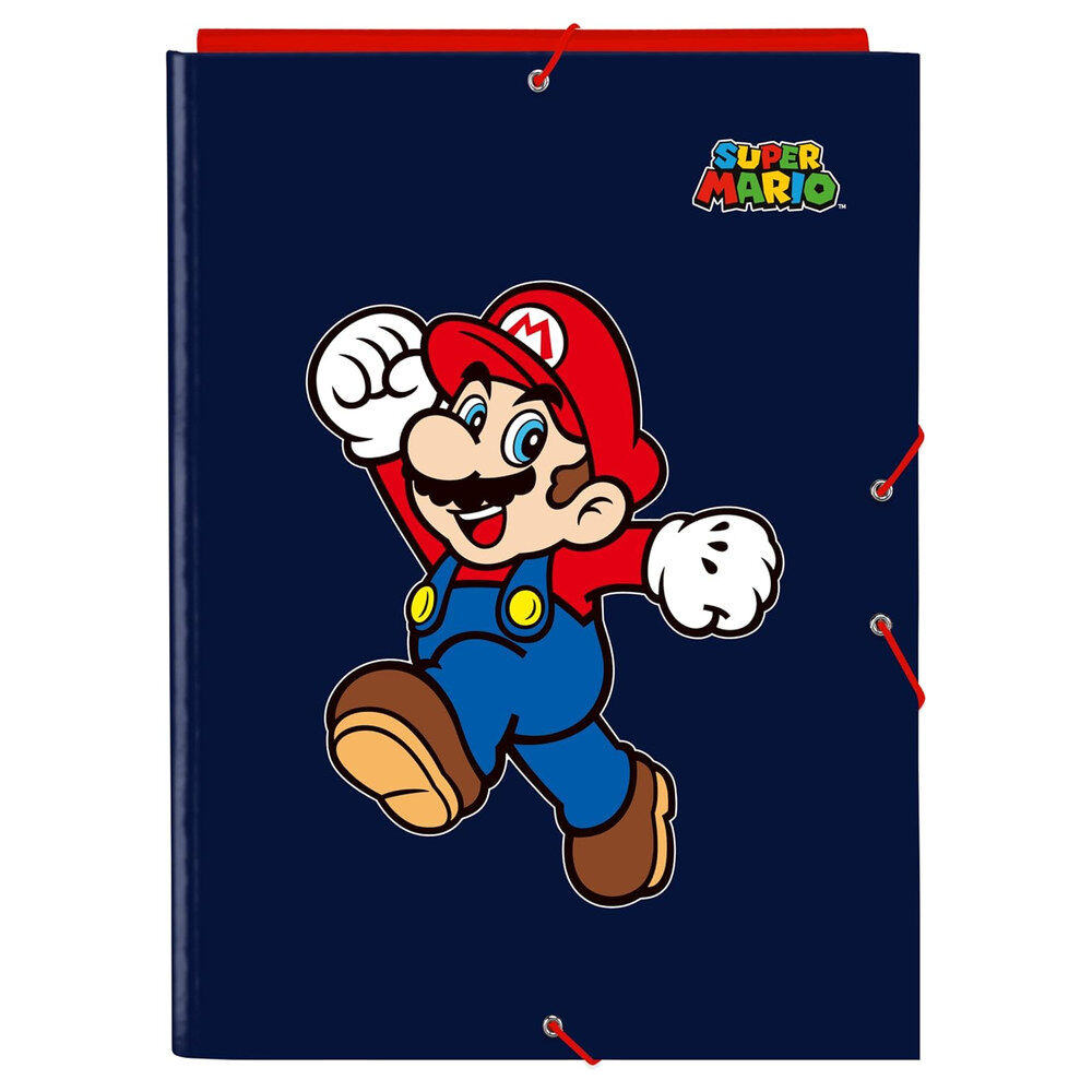 Super Mario World folio folder with 3 flaps