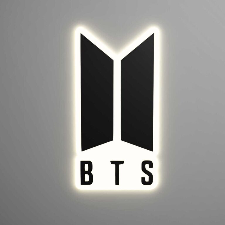 BTS Logo lamp