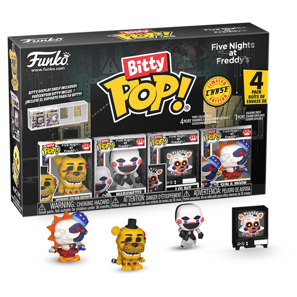 Blister 4 figures Bitty POP Five Nights at Freddys Limited Edition