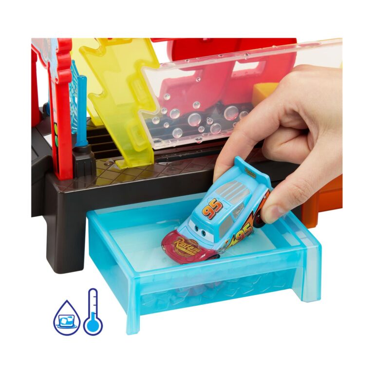 Mattel Disney Cars: Color Changers - Race Ready Car Wash (JBM70)