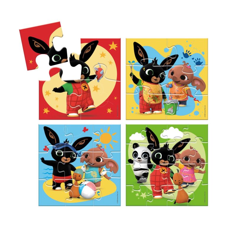 Bambolino Toys: Bing - 4 In 1 Puzzle (BT19091)