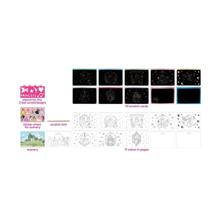 Totum: Disney Princess - Scratch Pad (TT044340)