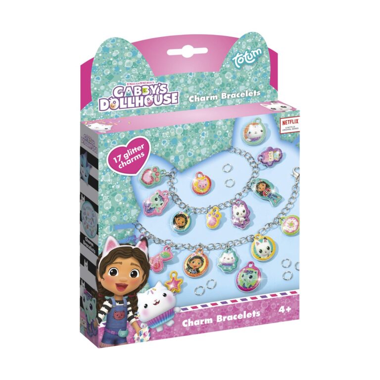 Totum: Gabby's Dollhouse - Glitter Charm Bracelets (TT420304)